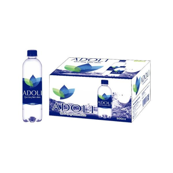 Thùng Nước Adoli 500ml - 24 Chai