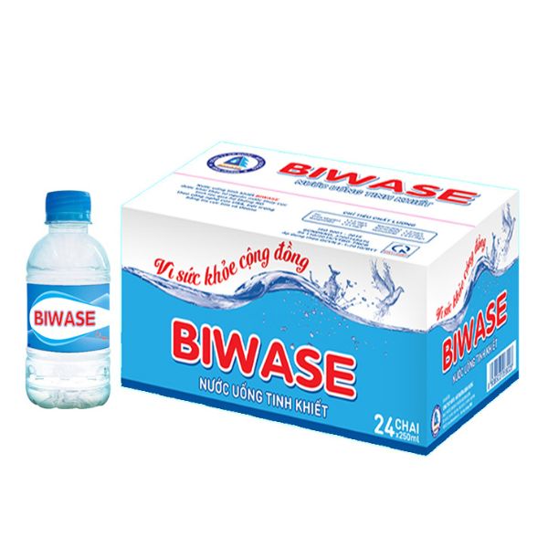 Thùng Nước Biwase 250ml - 24 Chai