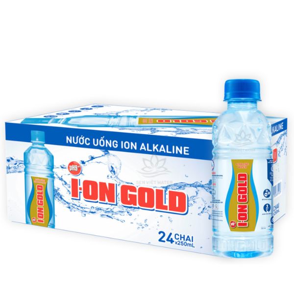 Thùng Nước Ion Kiềm I-on Gold 250ml - 24 Chai