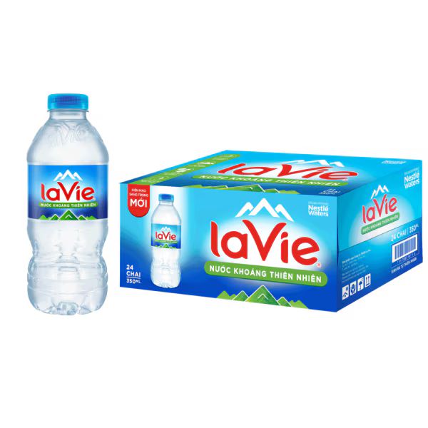 Thùng Nước Lavie 350ml - 24 Chai