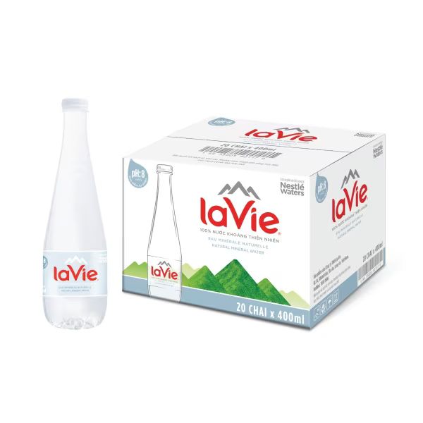Thùng Nước Lavie Premium 400ml - 20 Chai