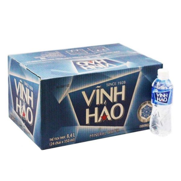 Thùng Nước Vĩnh Hảo 350ml - 24 Chai