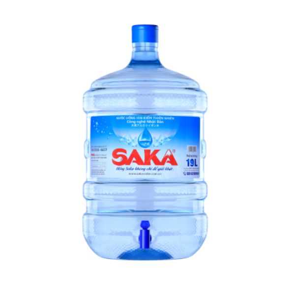 Nước Ion Kiềm Saka 19L Bình Vòi