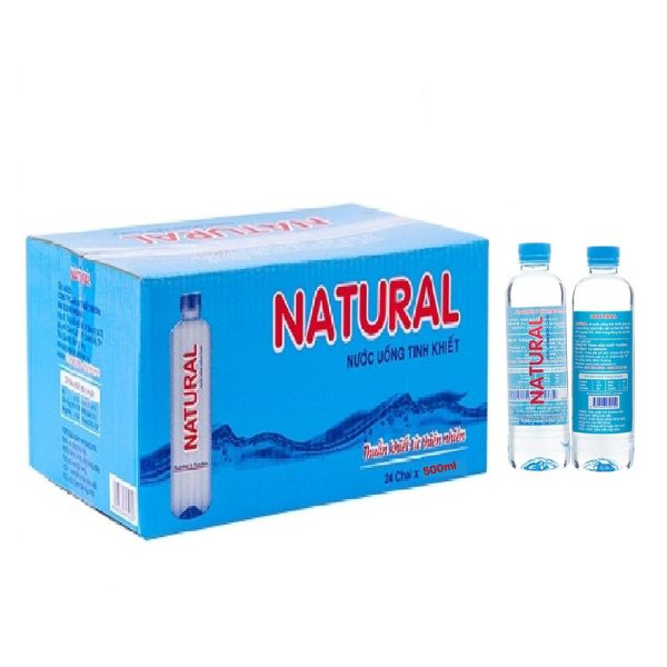 Thùng nước Natural 500ML - 24 chai